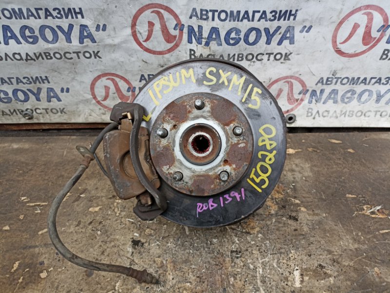 Ступица Toyota Ipsum SXM15 3S-FE передняя левая ABS
