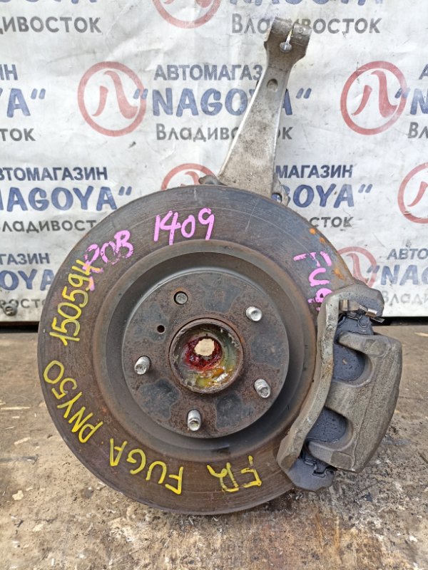 Ступица Nissan Fuga PNY50 VQ35DE передняя правая ABS