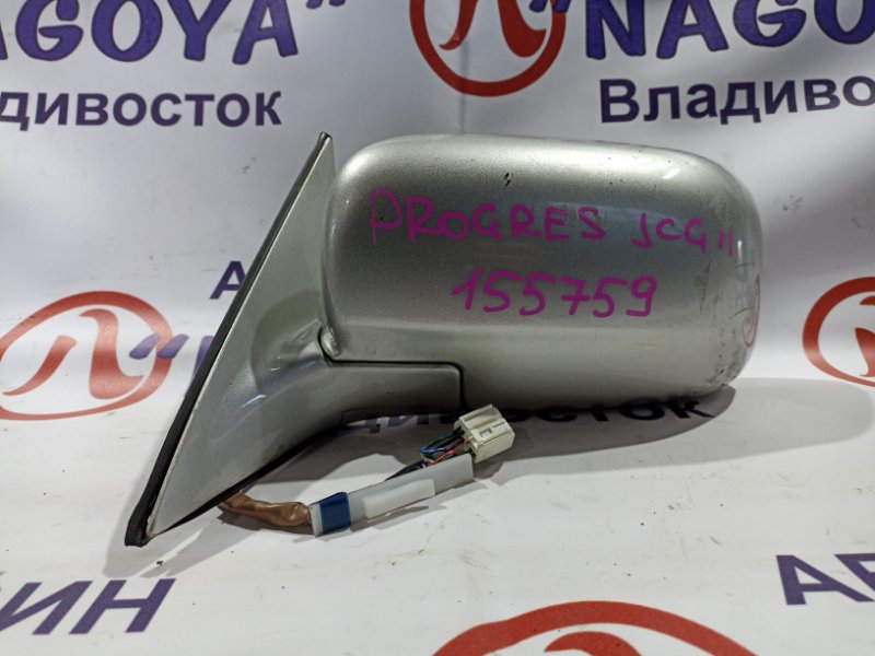 Зеркало TOYOTA PROGRES JCG11 2JZ-FSE переднее левое 7 KOHTAKTOB (б/у)