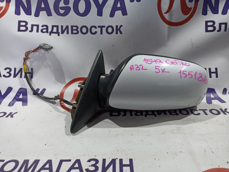 Зеркало NISSAN CEFIRO WA32 VQ20DE переднее левое 5 KOHTAKTOB (б/у)