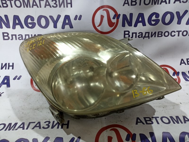 Фара TOYOTA COROLLA SPACIO NZE121 1NZ-FE передняя правая 1366 (б/у)