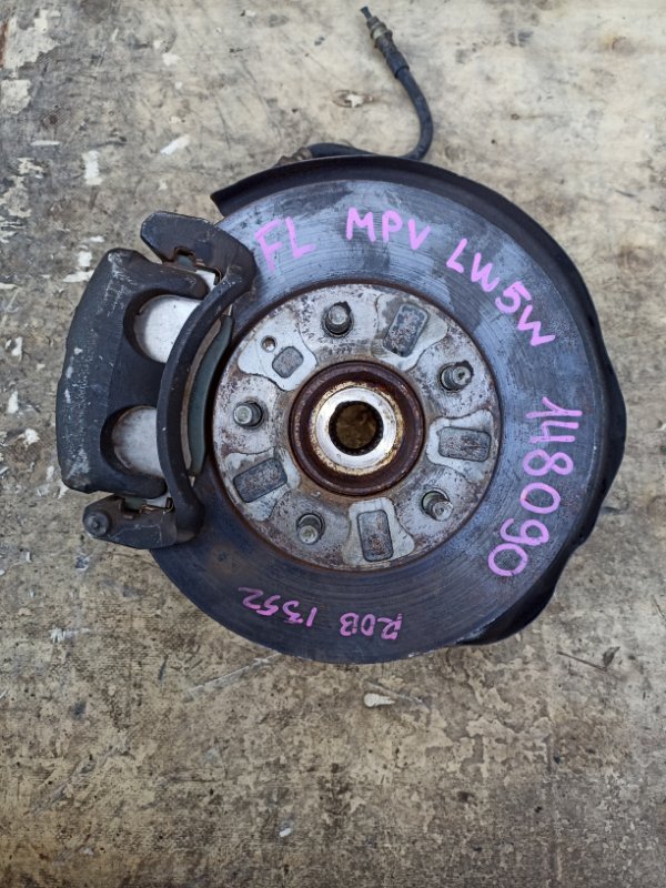 Ступица MAZDA MPV LW5W GY передняя левая ABS (б/у)