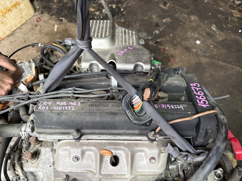 Двигатель HONDA CR-V RD1 B20B 7158229 (б/у)