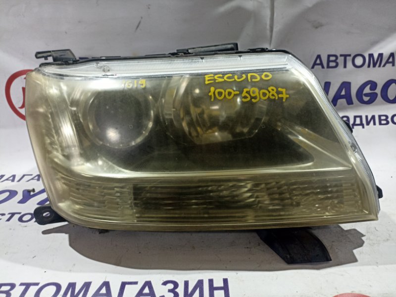 Фара SUZUKI ESCUDO TD54W J20A передняя правая 100-59087 (б/у)