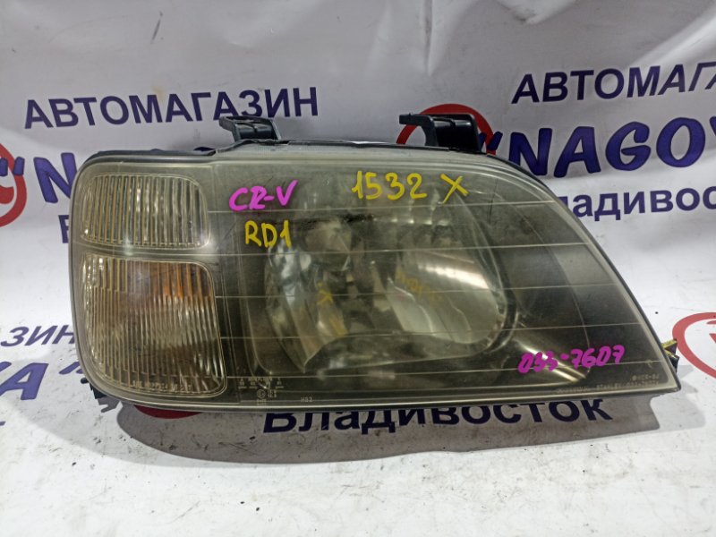 Фара HONDA CR-V RD1 B20B передняя правая 033-7607 (б/у)