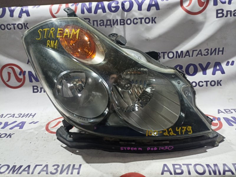 Фара HONDA STREAM RN1 D17A передняя правая 100-22479 (б/у)
