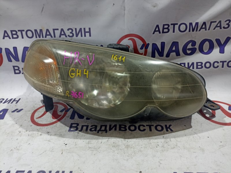 Фара HONDA HR-V GH1 D16A передняя правая R7651 (б/у)