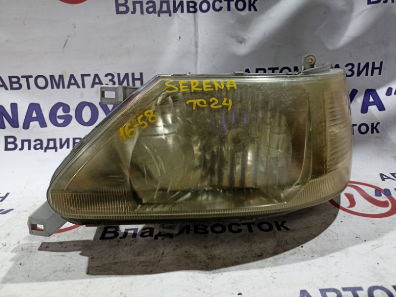 Фара NISSAN SERENA TC24 QR20DE передняя левая 1658 (б/у)