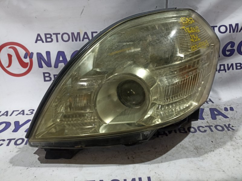Фара NISSAN TEANA J31 VQ23DE передняя левая 100-63848 (б/у)
