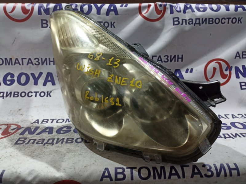 Фара TOYOTA WISH ZNE10 1ZZ-FE передняя правая 6813 (б/у)