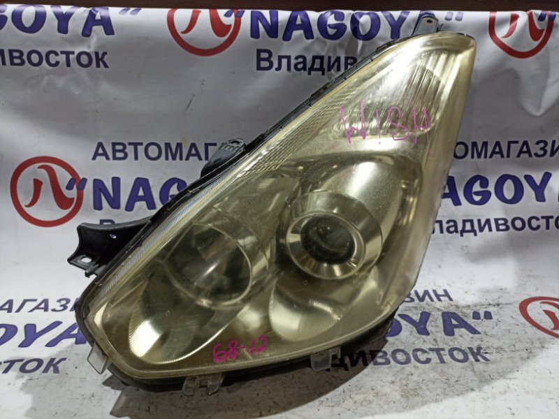 Фара TOYOTA WISH ZNE10 1ZZ-FE передняя левая 6812 (б/у)