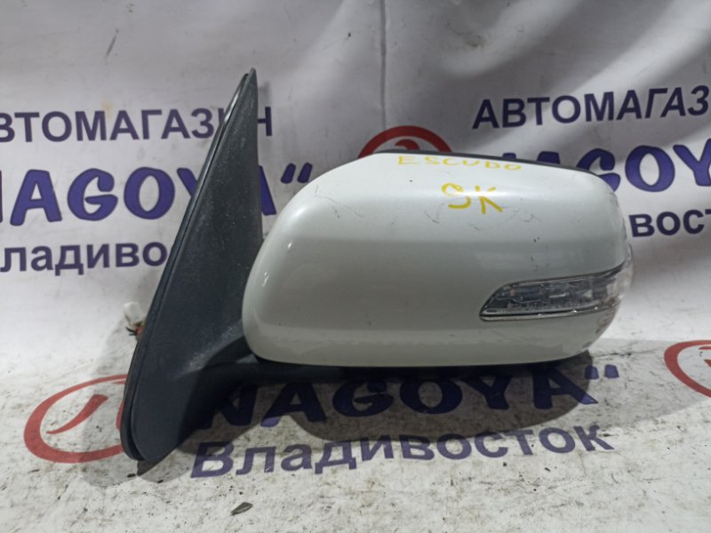Зеркало SUZUKI ESCUDO TD54W J24B переднее левое 9 KOHTAKTOB (б/у)