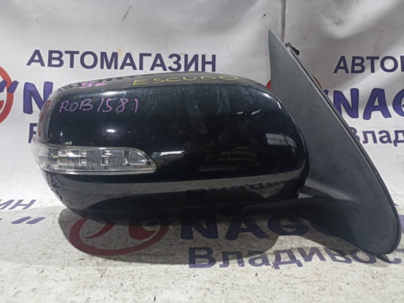 Зеркало SUZUKI ESCUDO TD54W J24B переднее правое 9 KOHTAKTOB (б/у)