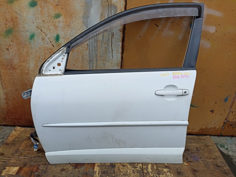 Дверь TOYOTA VOLTZ ZZE137 2ZZ-GE передняя левая COLOR 040 (б/у)