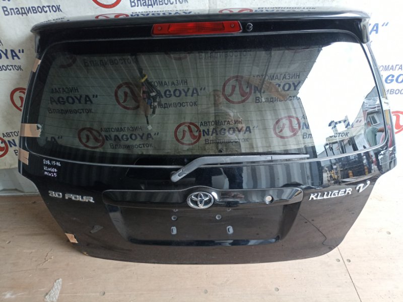 Дверь 5-я TOYOTA KLUGER MCU25 1MZ-FE задняя COLOR 202 (б/у)