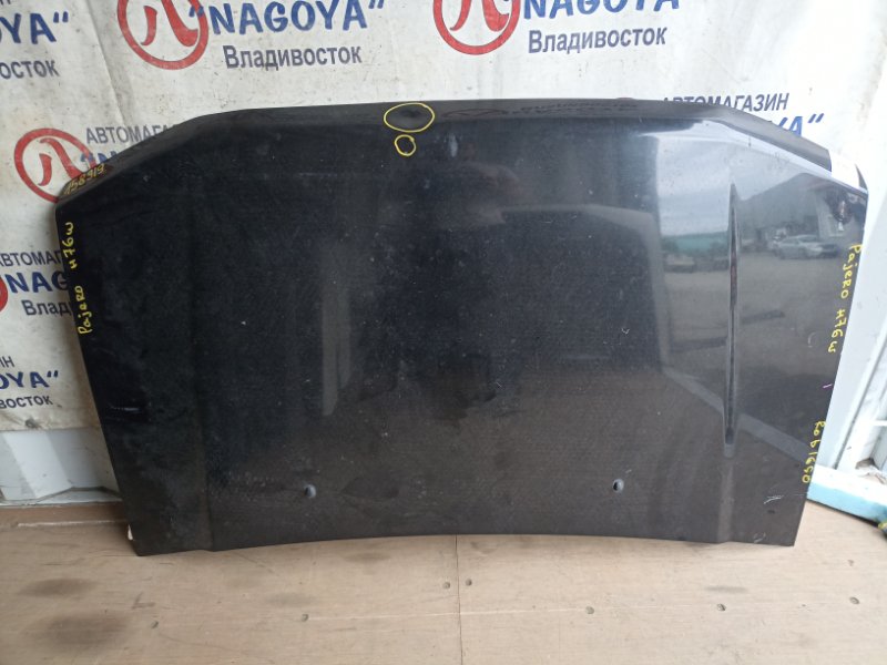 Капот MITSUBISHI PAJERO IO H76W 4G93 передний COLOR X08F (б/у)