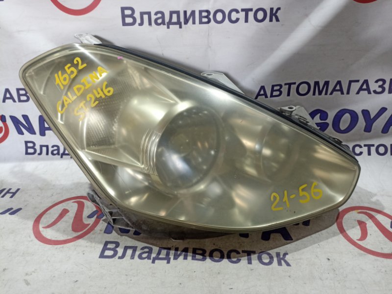 Фара TOYOTA CALDINA ST246 3S-GTE передняя правая 2156 (б/у)