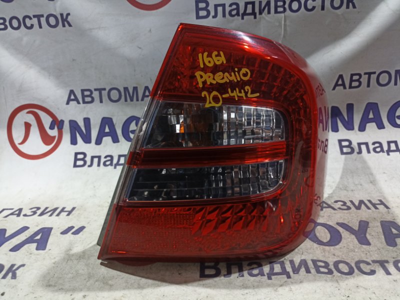 Стоп-сигнал TOYOTA PREMIO ZZT240 1ZZ-FE задний правый 20442 (б/у)