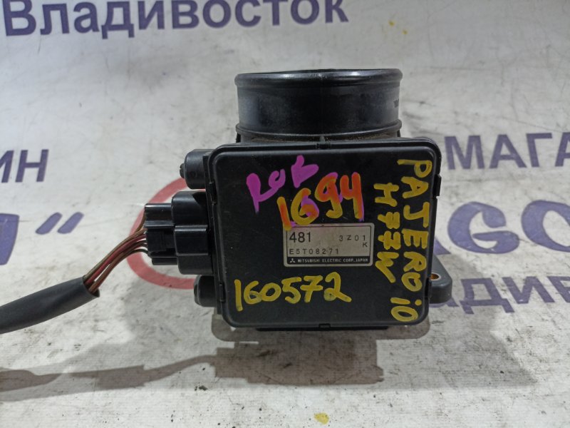 Датчик расхода воздуха MITSUBISHI PAJERO IO H77W 4G94 E5T08271 (б/у)