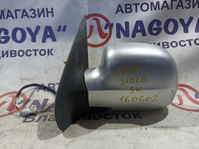 Зеркало TOYOTA CAMI J102E K3-VET переднее левое 5 KOHTAKTOB (б/у)