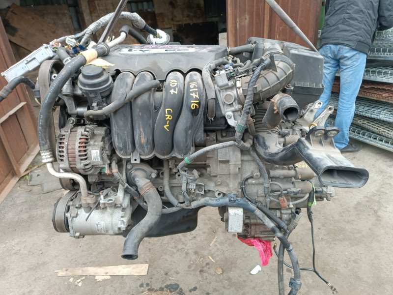 Двигатель HONDA CR-V RD7 K24A 7103164 (б/у)
