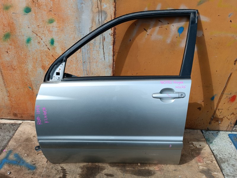Дверь TOYOTA KLUGER MCU25 1MZ-FE передняя левая COLOR 1C0 (б/у)