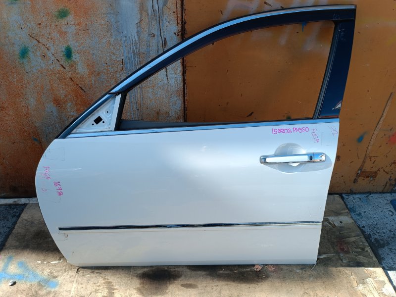 Дверь NISSAN FUGA PNY50 VQ35DE передняя левая COLOR QAA (б/у)