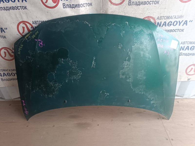 Капот TOYOTA COROLLA SPACIO AE111 4A-FE передний COLOR 6P9 (б/у)