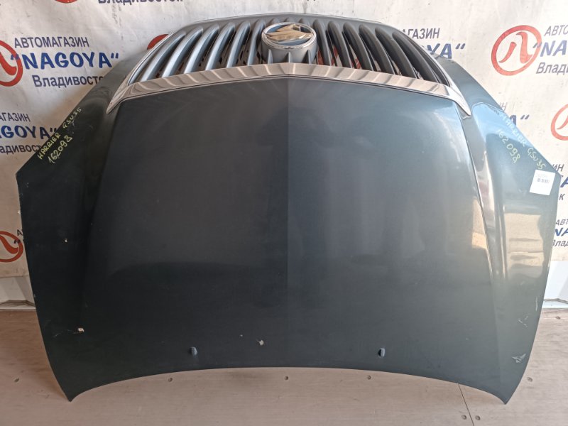 Капот TOYOTA HARRIER GSU35 2GR-FE передний COLOR 1E0 (б/у)