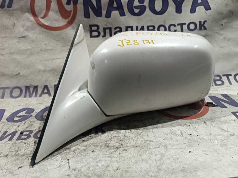 Зеркало TOYOTA CROWN JZS171 1JZ-GE переднее левое 7 KOHTAKTOB (б/у)