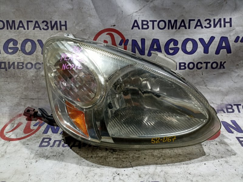 Фара TOYOTA PLATZ NCP12 1NZ-FE передняя правая 52067 (б/у)