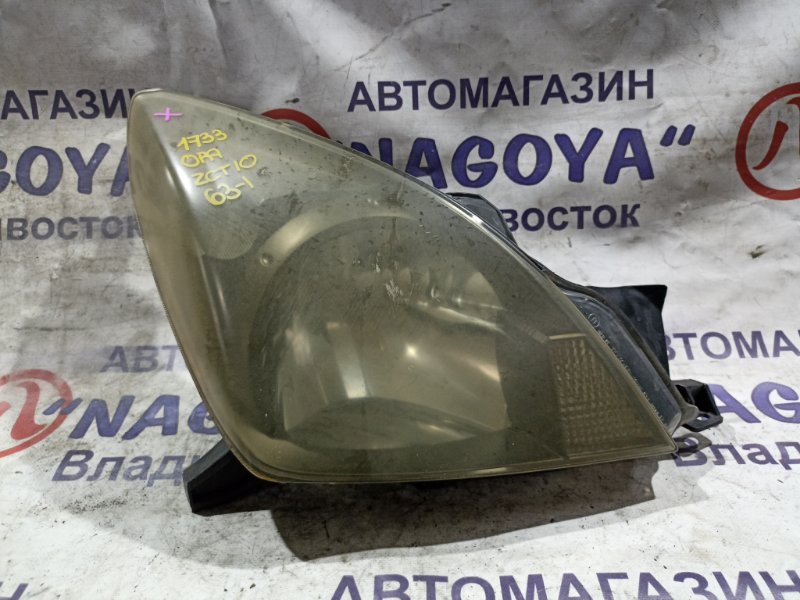 Фара TOYOTA OPA ZCT10 1ZZ-FE передняя правая 63-1 (б/у)