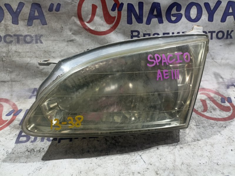 Фара TOYOTA COROLLA SPACIO AE111 4A-FE передняя левая 1338 (б/у)