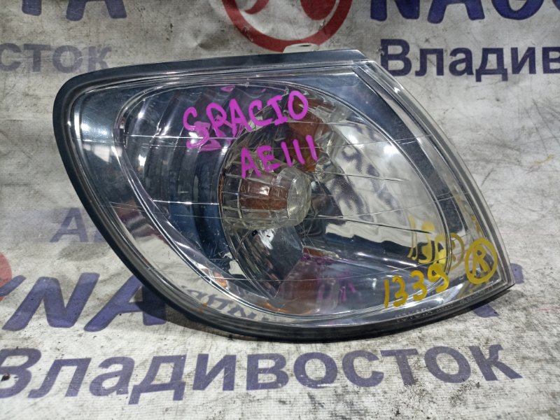 Габарит TOYOTA COROLLA SPACIO AE111 4A-FE передний правый 1339 (б/у)