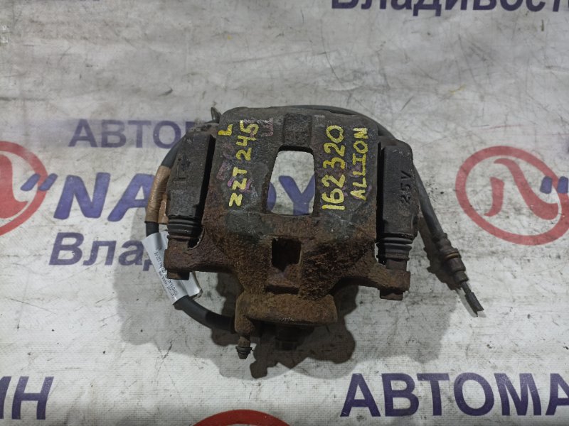 Суппорт TOYOTA ALLION ZZT245 1ZZ-FE передний левый (б/у)
