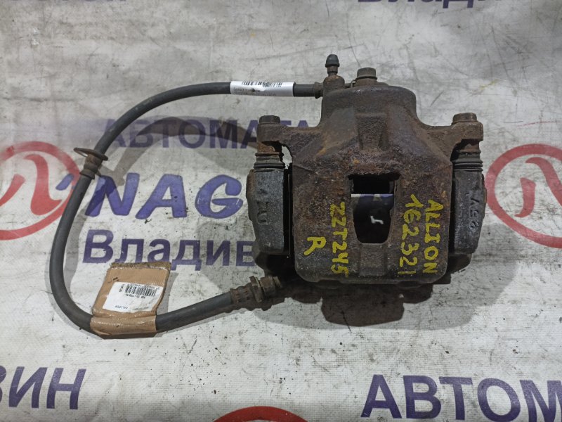 Суппорт TOYOTA ALLION ZZT245 1ZZ-FE передний правый (б/у)