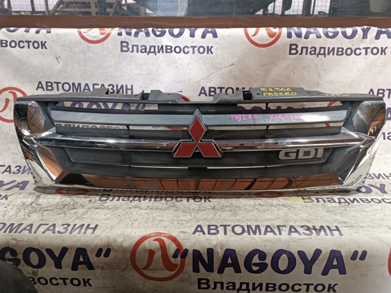 Решетка MITSUBISHI PAJERO V75W 6G74 передняя 1 MODEL (б/у)