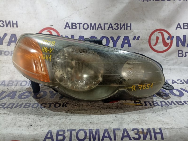 Фара HONDA HR-V GH1 D16A передняя правая R7651 (б/у)