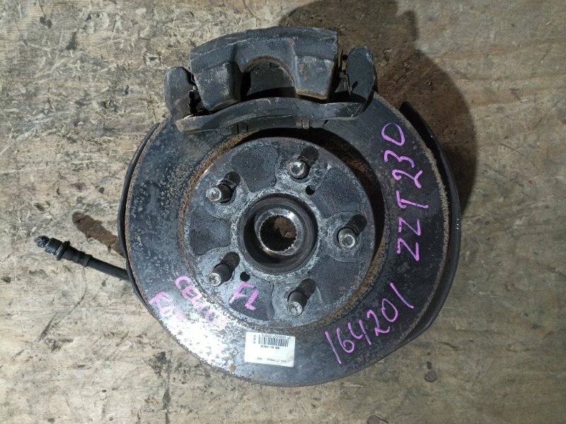 Ступица TOYOTA CELICA ZZT230 1ZZ-FE передняя левая ABS (б/у)