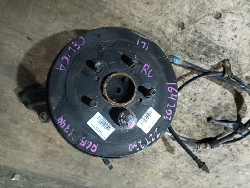 Ступица TOYOTA CELICA ZZT230 1ZZ-FE задняя левая ABS (б/у)