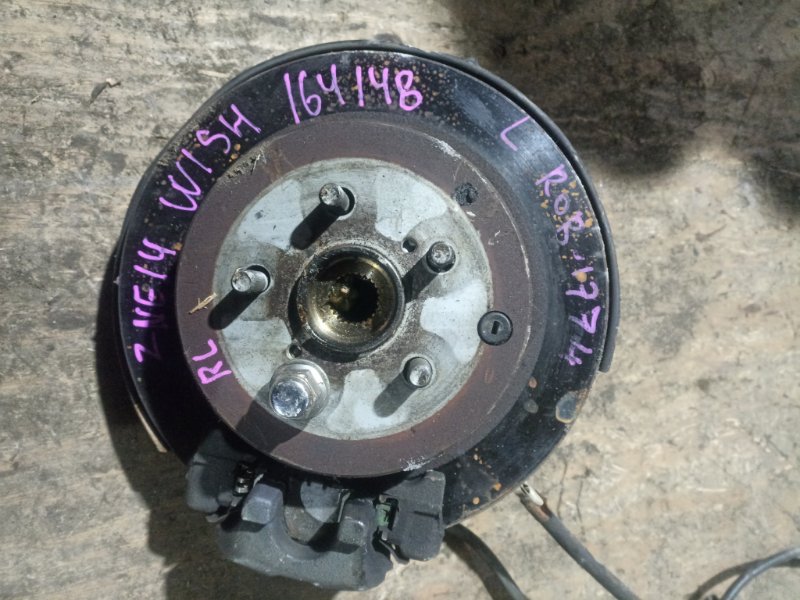 Ступица TOYOTA WISH ZNE14 1ZZ-FE задняя левая ABS (б/у)