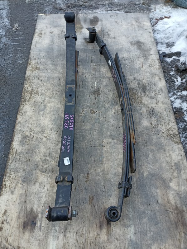 Рессоры NISSAN VANETTE SK82VN F8 задние 4 LISTA (б/у)