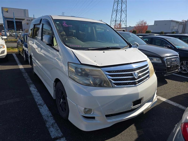 Бампер TOYOTA ALPHARD MNH15 1MZ-FE передний 2 MODEL (б/у)