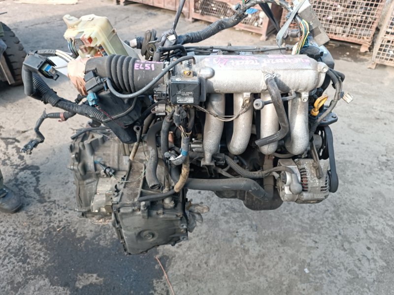 Двигатель TOYOTA TERCEL EL51 4E-FE 1237213 (б/у)
