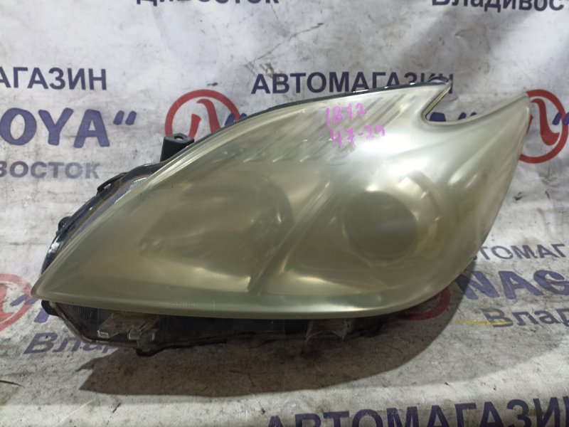 Фара TOYOTA PRIUS ZVW30 2ZR-FXE передняя левая 4729 (б/у)