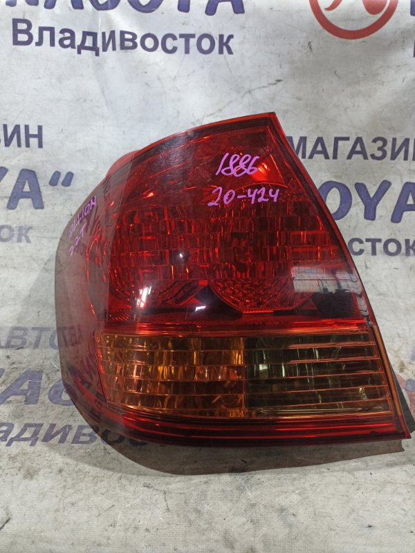 Стоп-сигнал TOYOTA ALLION ZZT245 1ZZ-FE задний левый 20424 (б/у)