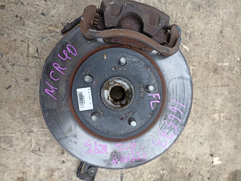 Ступица TOYOTA ESTIMA MCR40 1MZ-FE передняя левая ABS (б/у)