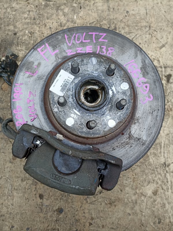 Ступица TOYOTA VOLTZ ZZE138 1ZZ-FE передняя левая ABS (б/у)