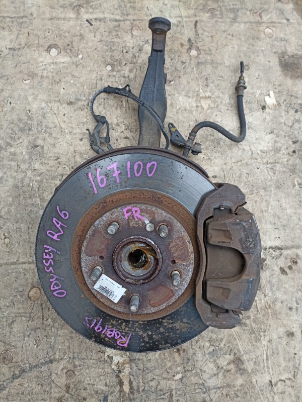 Ступица HONDA ODYSSEY RA6 F23A передняя правая ABS (б/у)