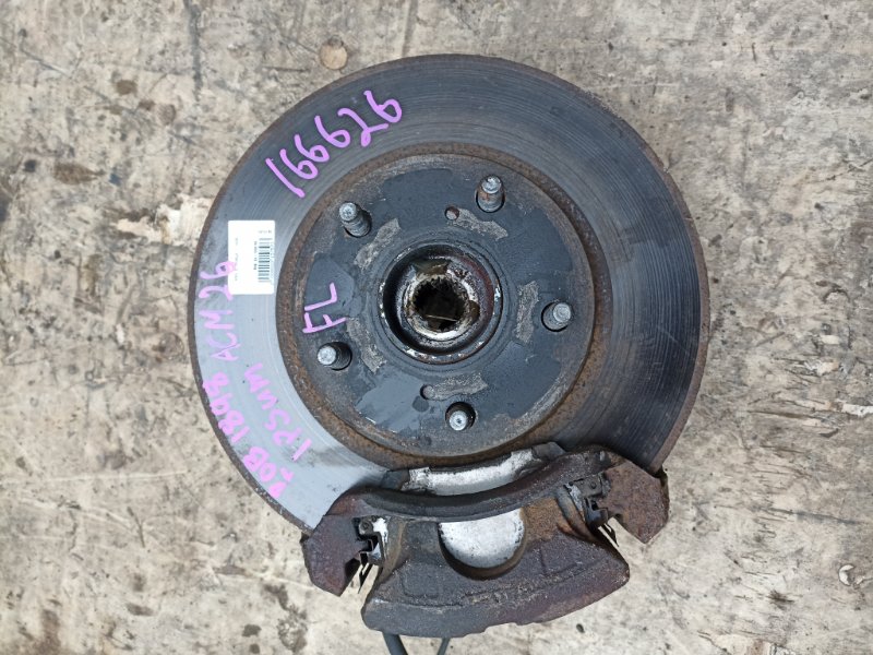 Ступица TOYOTA IPSUM ACM26 2AZ-FE передняя левая ABS (б/у)